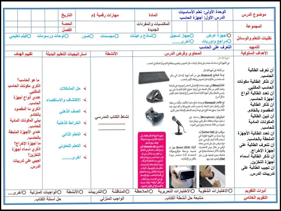 اختبار حاسب اول متوسط الفصل الأول اختبار حاسب اول متوسط الفصل الأول