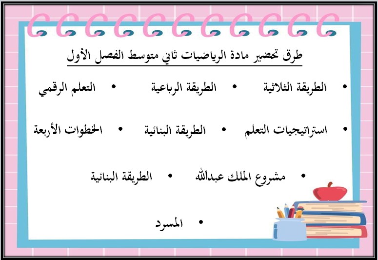 توزيع رياضيات ثانى متوسط الفصل الأول توزيع رياضيات ثانى متوسط الفصل الأول