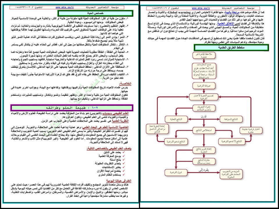 نماذج اختبار احياء اول ثانوى الفصل الأول نماذج اختبار احياء اول ثانوى الفصل الأول