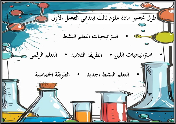 ملخص العلوم الثالث الابتدائي الفصل الاول ملخص العلوم الثالث الابتدائي الفصل الاول