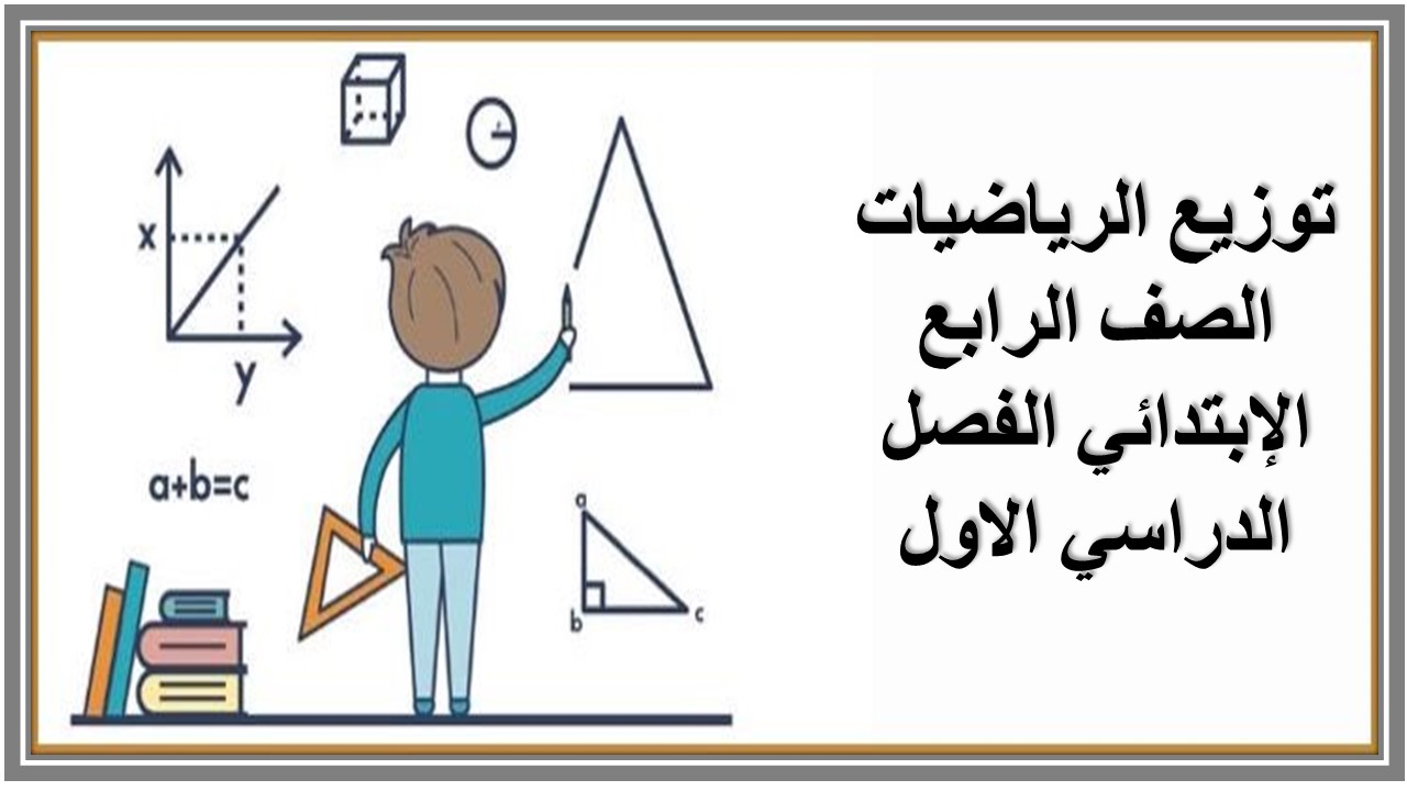 توزيع الرياضيات الصف الرابع الإبتدائي الفصل الدراسي الاول توزيع الرياضيات الصف الرابع الإبتدائي الفصل الدراسي الاول
