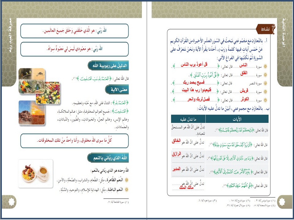 توزيع الدراسات الإسلامية للصف الخامس الابتدائي الفصل الدراسي الأول توزيع الدراسات الإسلامية للصف الخامس الابتدائي الفصل الدراسي الأول