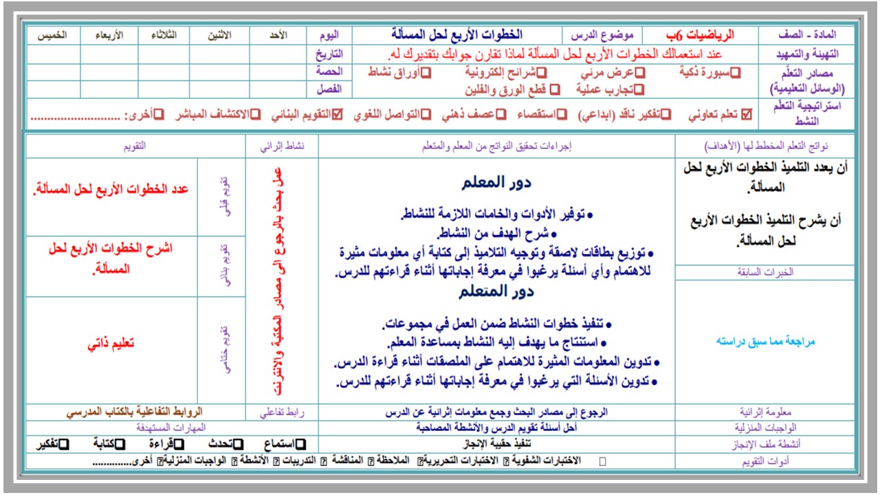 توزيع الرياضيات الصف السادس الإبتدائى الفصل الدراسى الأول توزيع الرياضيات الصف السادس الإبتدائى الفصل الدراسى الأول