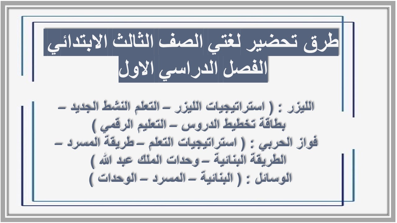 توزيع لغتي الصف الثالث الابتدائي الفصل الدراسي الاول توزيع لغتي الصف الثالث الابتدائي الفصل الدراسي الاول