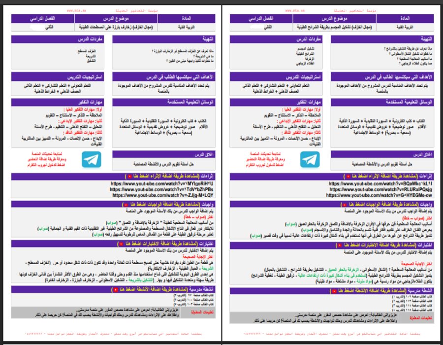 أوراق عمل مادة التربية الفنية خامس ابتدائي الفصل الدراسي الثاني أوراق عمل مادة التربية الفنية خامس ابتدائي الفصل الدراسي الثاني