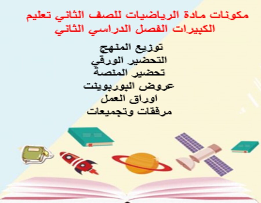 أوراق عمل مادة الرياضيات للصف الثاني تعليم الكبيرات الفصل الدراسي الثاني أوراق عمل مادة الرياضيات للصف الثاني تعليم الكبيرات الفصل الدراسي الثاني