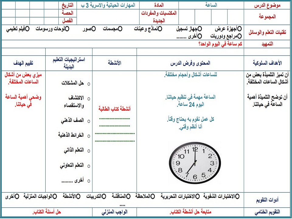 أوراق عمل مادة التربية الأسرية الصف الثالث الابتدائي فصل دراسي أول أوراق عمل مادة التربية الأسرية الصف الثالث الابتدائي فصل دراسي أول