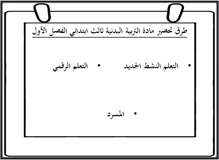 مهارات لمادة التربية البدنية الصف الثالث الابتدائي فصل دراسي أول مهارات لمادة التربية البدنية الصف الثالث الابتدائي فصل دراسي أول