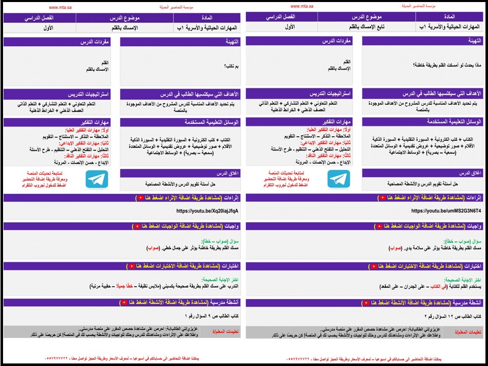 مهارات مادة التربية الاسرية الاول الابتدائي الفصل الدراسي الاول مهارات مادة التربية الاسرية الاول الابتدائي الفصل الدراسي الاول