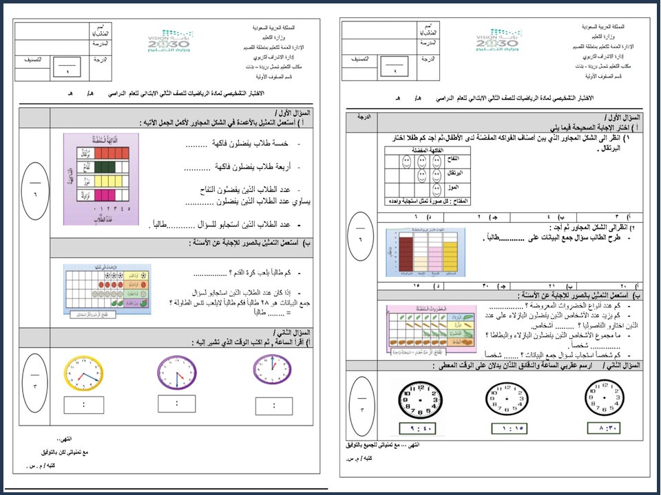 مهارات مادة الرياضيات للصف الثانى الابتدائي الفصل الدراسي الاول مهارات مادة الرياضيات للصف الثانى الابتدائي الفصل الدراسي الاول