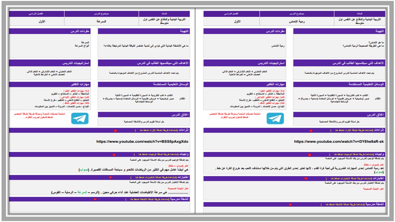 أوراق عمل مادة التربية البدنية أول متوسط فصل دراسي أول أوراق عمل مادة التربية البدنية أول متوسط فصل دراسي أول