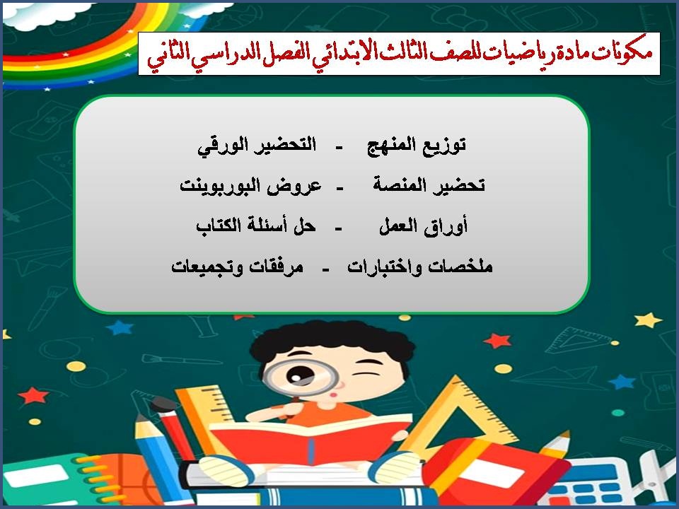 مهارات مادة رياضيات للصف الثالث الابتدائي الفصل الدراسي الثاني مهارات مادة رياضيات للصف الثالث الابتدائي الفصل الدراسي الثاني