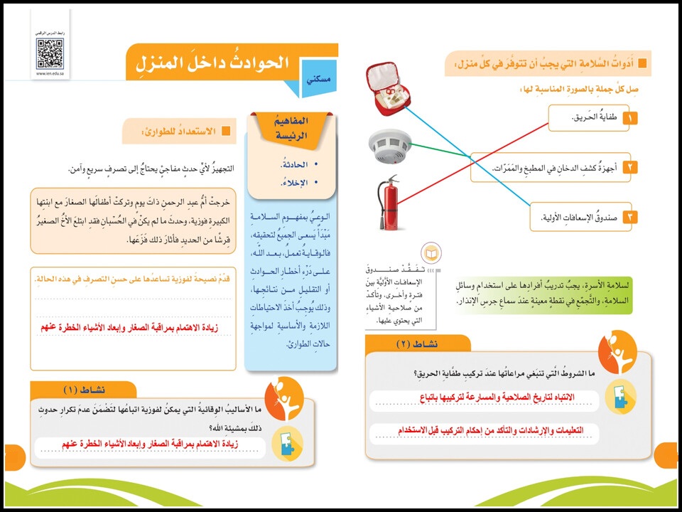 بوربوينت التربية الاسرية للصف السادس الابتدائي الفصل الدراسي الأول بوربوينت التربية الاسرية للصف السادس الابتدائي الفصل الدراسي الأول