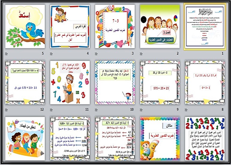 بوربوينت مادة رياضيات للصف السادس الابتدائي الفصل الدراسي الأول بوربوينت مادة رياضيات للصف السادس الابتدائي الفصل الدراسي الأول