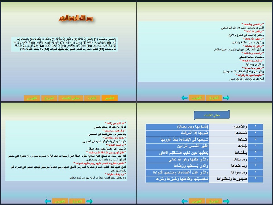 تحضير مادة القران الكريم للصف الثانى الابتدائي فصل دراسي اول تحضير مادة القران الكريم للصف الثانى الابتدائي فصل دراسي اول