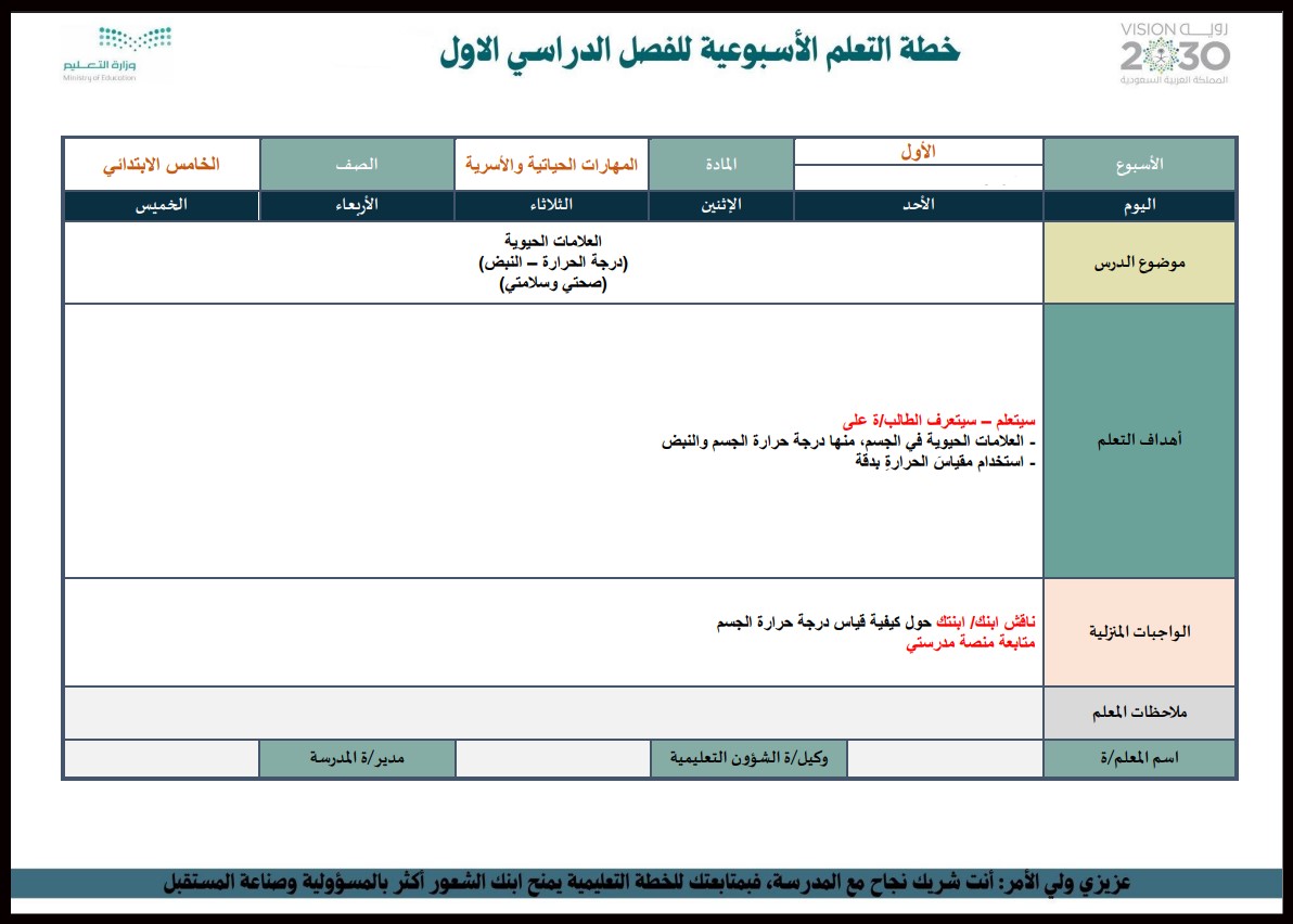 بوربوينت التربية الأسرية للصف الخامس الابتدائي الفصل الدراسى الاول بوربوينت التربية الأسرية للصف الخامس الابتدائي الفصل الدراسى الاول