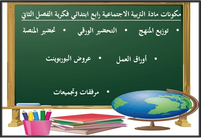 بوربوينت التربية الاجتماعية التربية الفكرية الصف الرابع الابتدائي الفصل الثاني بوربوينت التربية الاجتماعية التربية الفكرية الصف الرابع الابتدائي الفصل الثاني