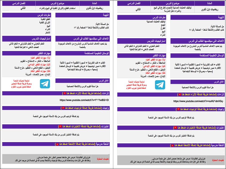بوربوينت لمادة الرياضيات للتربية الفكرية صف اول ثانوي الفصل الثاني بوربوينت لمادة الرياضيات للتربية الفكرية صف اول ثانوي الفصل الثاني