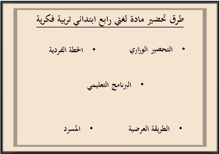 بوربوينت مادة لغتى للتربية الفكرية الصف الرابع الابتدائى الفصل الثاني بوربوينت مادة لغتى للتربية الفكرية الصف الرابع الابتدائى الفصل الثاني
