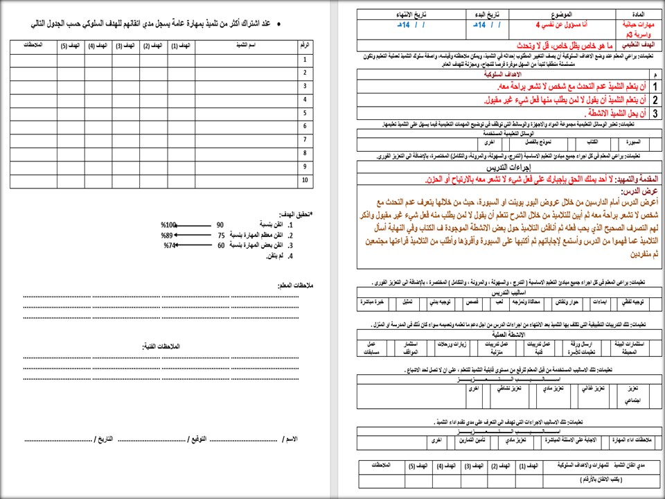 تحضير مادة التربية الاسرية التربية الفكرية الصف الثالث المتوسط الفصل الثاني تحضير مادة التربية الاسرية التربية الفكرية الصف الثالث المتوسط الفصل الثاني