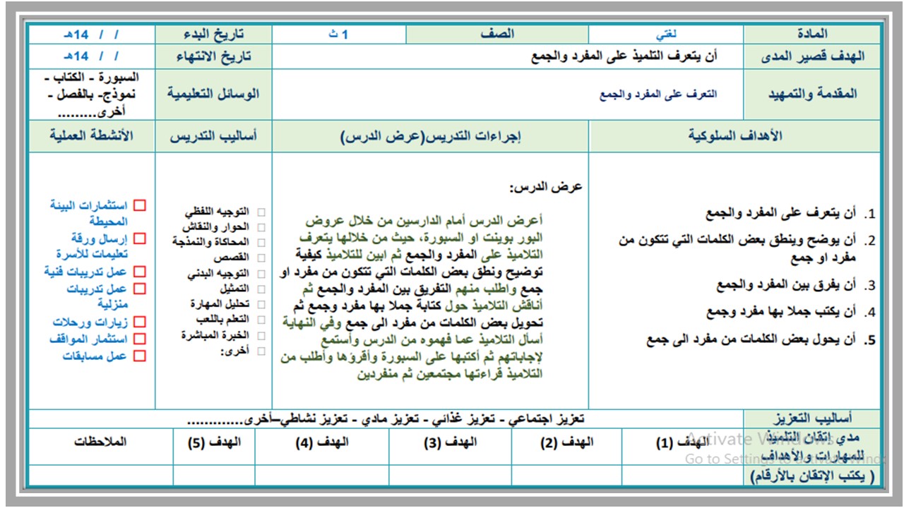 تحضير مادة لغتى للتربية الفكرية صف اول ثانوي الفصل الثاني تحضير مادة لغتى للتربية الفكرية صف اول ثانوي الفصل الثاني
