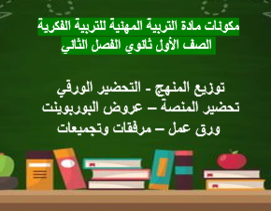 ورق عمل مادة التربية المهنية للتربية الفكرية الصف الأول ثانوي الفصل الثاني ورق عمل مادة التربية المهنية للتربية الفكرية الصف الأول ثانوي الفصل الثاني