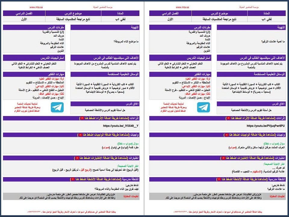 ملخص مادة لغتي الصف الرابع الابتدائي الفصل الأول ملخص مادة لغتي الصف الرابع الابتدائي الفصل الأول