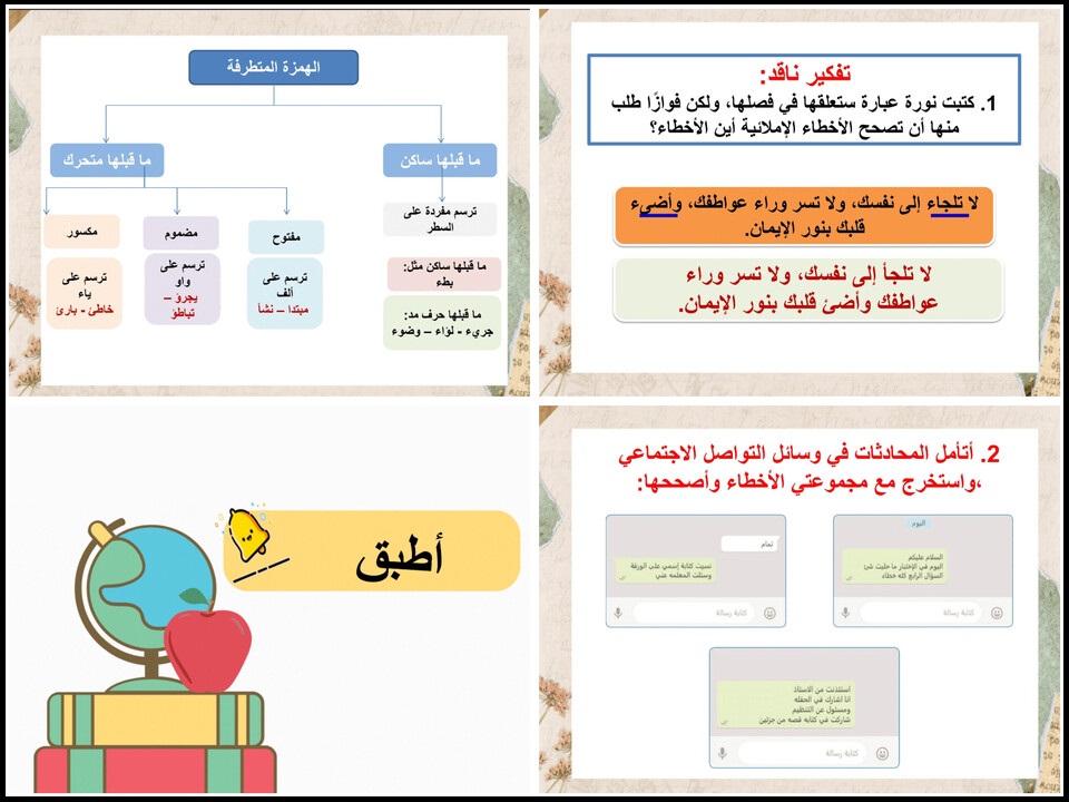 ملخص مادة لغتي الصف السادس الابتدائي الفصل الأول ملخص مادة لغتي الصف السادس الابتدائي الفصل الأول