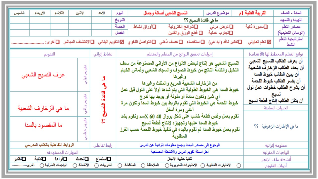ملخص مادة التربية الفنية الصف الأول المتوسط الفصل الأول ملخص مادة التربية الفنية الصف الأول المتوسط الفصل الأول