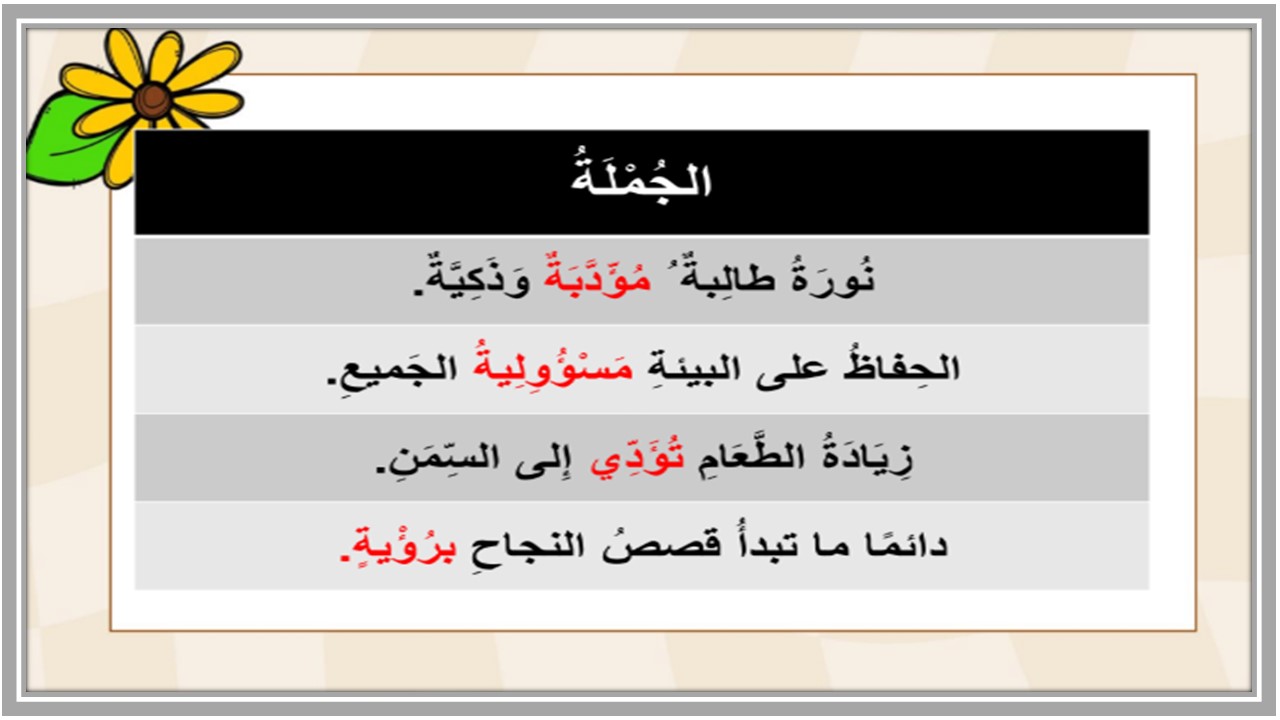 ملخص مادة لغتي الصف الخامس الابتدائي الفصل الأول ملخص مادة لغتي الصف الخامس الابتدائي الفصل الأول