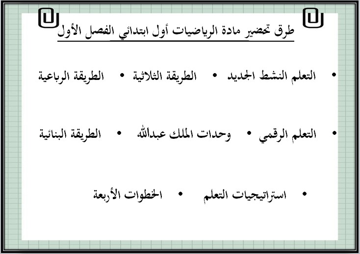 تحضير منصة مدرستي مادة رياضيات صف أول إبتدائي فصل دراسي اول تحضير منصة مدرستي مادة رياضيات صف أول إبتدائي فصل دراسي اول