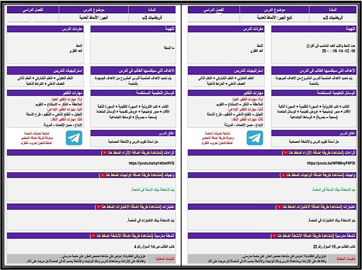 منصة مدرستي مادة رياضيات صف ثالث إبتدائي فصل دراسي اول منصة مدرستي مادة رياضيات صف ثالث إبتدائي فصل دراسي اول