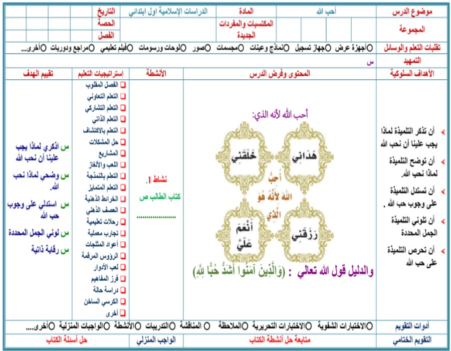 أوراق عمل مادة الدراسات الإسلامية الصف الأول الابتدائي للفصل الدراسي الثاني أوراق عمل مادة الدراسات الإسلامية الصف الأول الابتدائي للفصل الدراسي الثاني