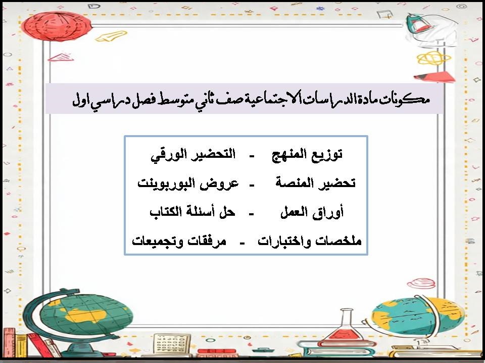 بور بوينت الدراسات الاجتماعية صف ثاني متوسط فصل دراسي اول بور بوينت الدراسات الاجتماعية صف ثاني متوسط فصل دراسي اول