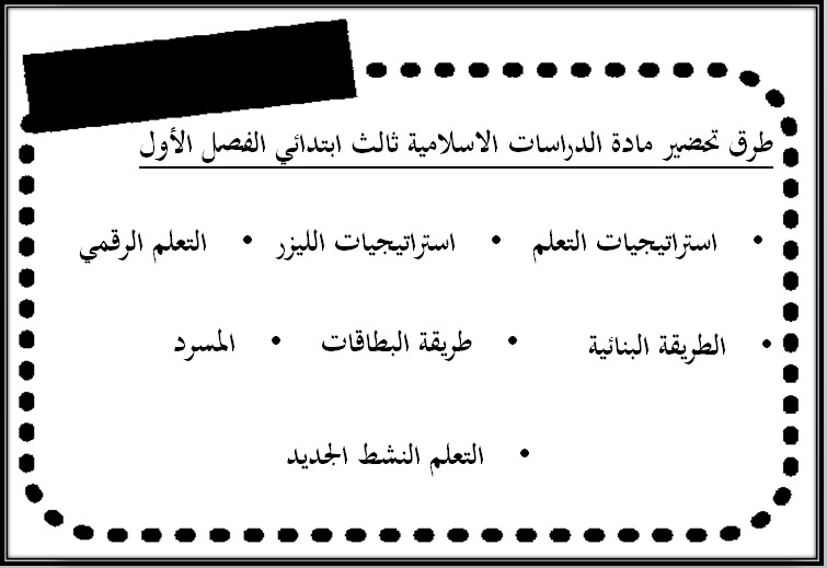 بوربوينت للدراسات الإسلامية الصف الثالث الابتدائي الفصل الدراسي الاول بوربوينت للدراسات الإسلامية الصف الثالث الابتدائي الفصل الدراسي الاول