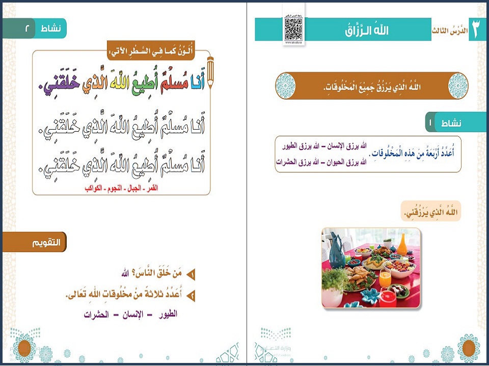 تحضير الدراسات الاسلامية للصف الأول الابتدائي الفصل الدراسي اول تحضير الدراسات الاسلامية للصف الأول الابتدائي الفصل الدراسي اول
