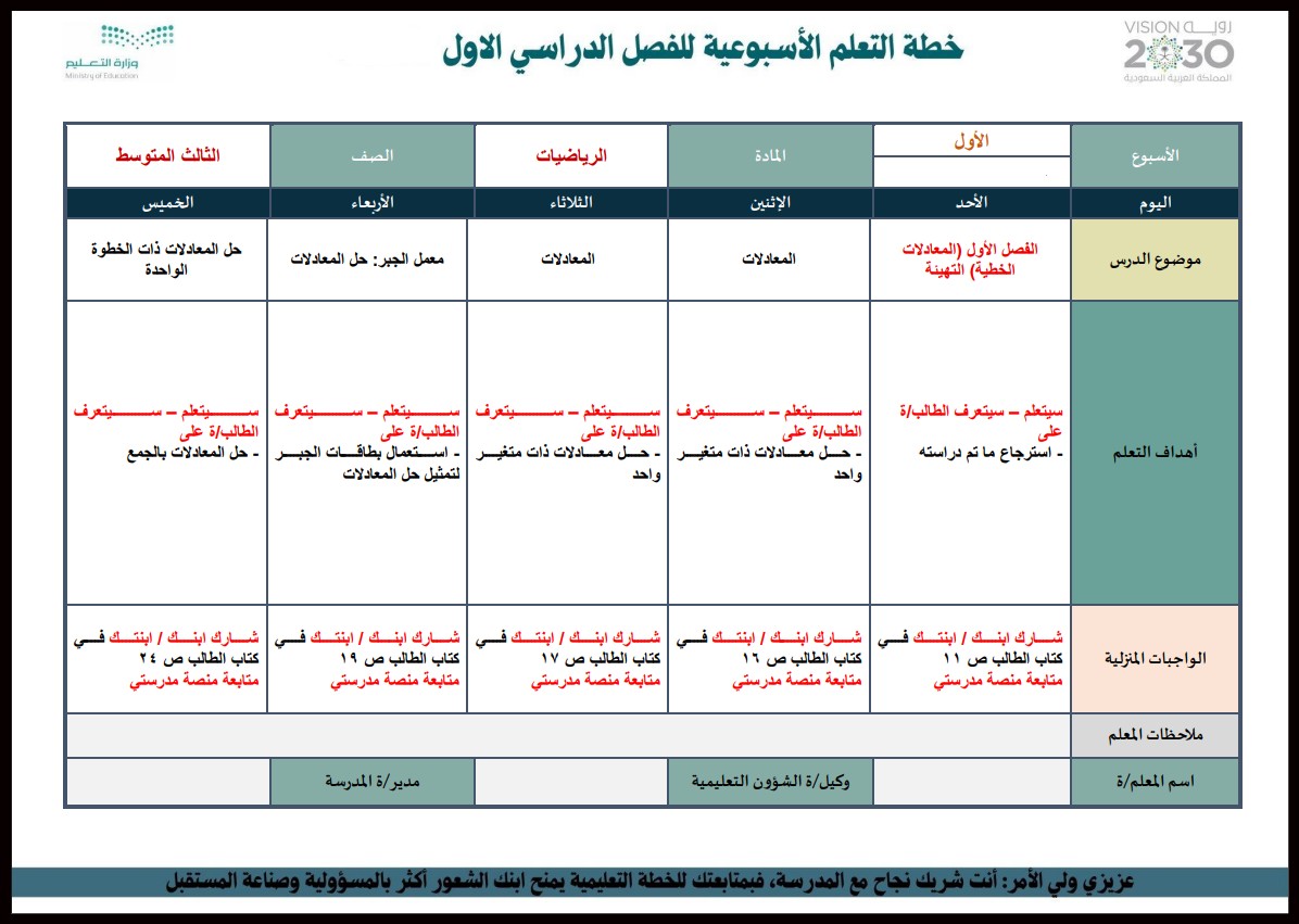 حل أسئلة الرياضيات الصف الثالث المتوسط فصل دراسي اول حل أسئلة الرياضيات الصف الثالث المتوسط فصل دراسي اول