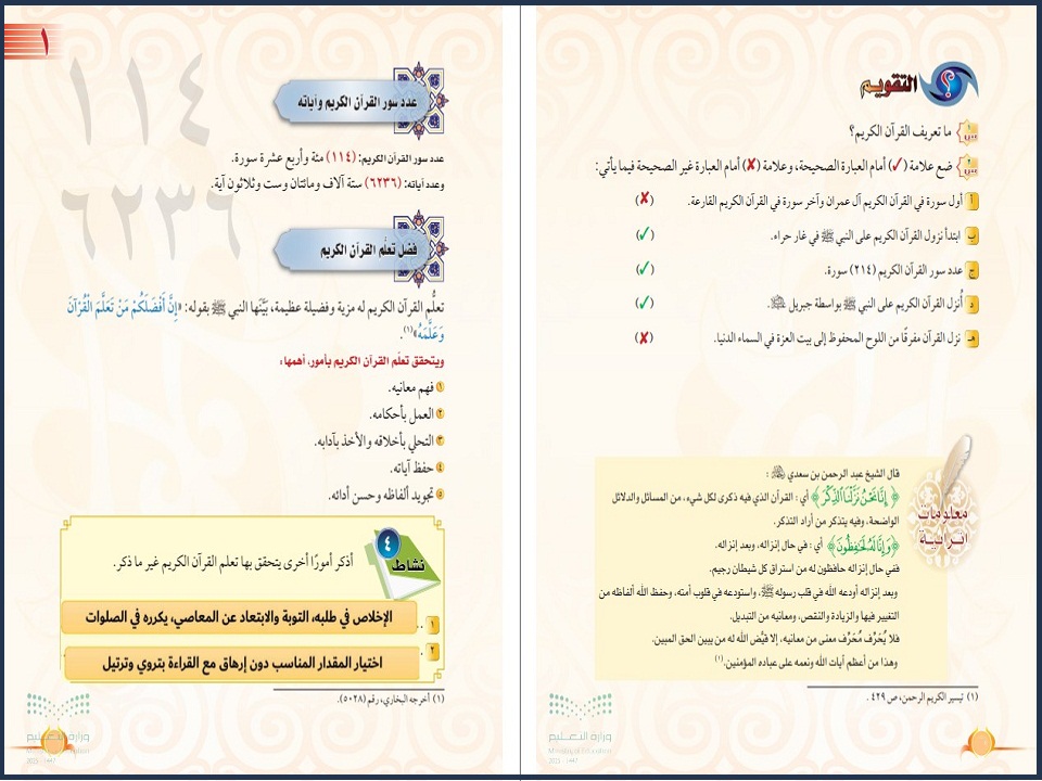 مهارات مادة التجويد ( مدارس التحفيظ ) الصف الرابع الابتدائي الفصل الدراسي الاول مهارات مادة التجويد ( مدارس التحفيظ ) الصف الرابع الابتدائي الفصل الدراسي الاول
