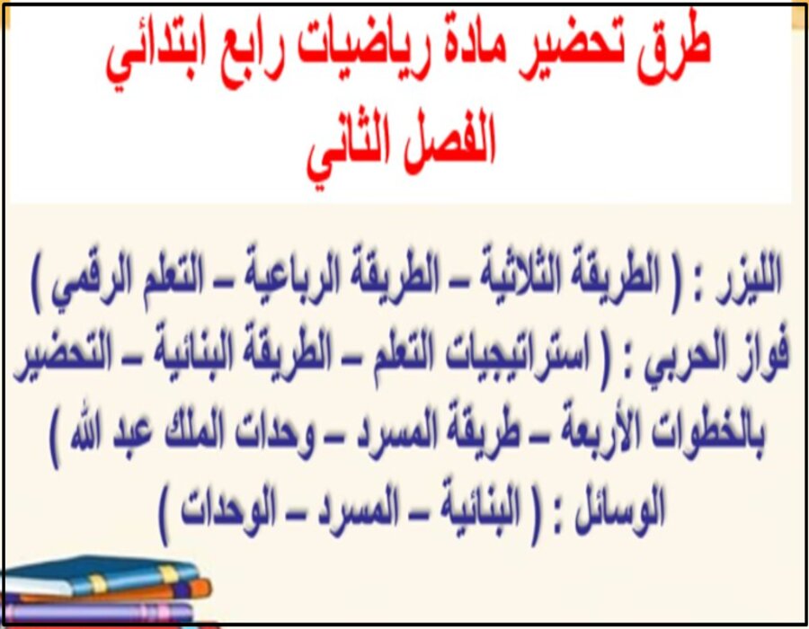 حل اسئلة رياضيات رابع ابتدائي الفصل الثاني حل اسئلة رياضيات رابع ابتدائي الفصل الثاني