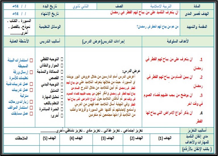 أوراق عمل لمادة تربية إسلامية الصف الثاني الثانوي التربية الفكرية الفصل الدراسي الثاني أوراق عمل لمادة تربية إسلامية الصف الثاني الثانوي التربية الفكرية الفصل الدراسي الثاني