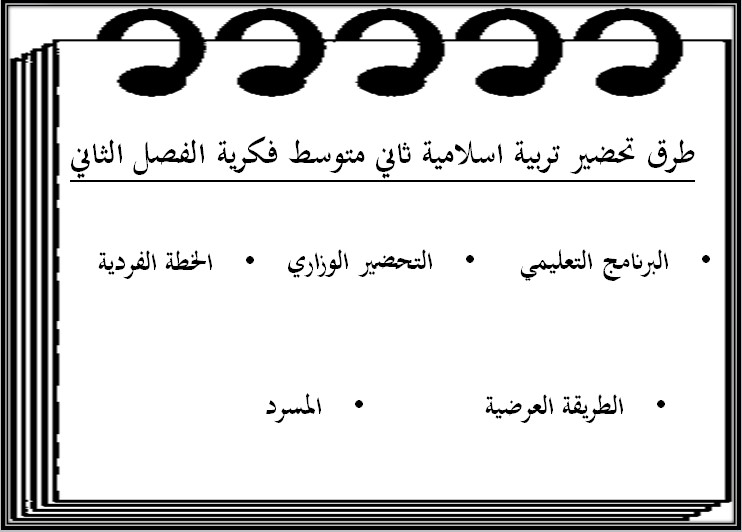 بوربوينت مادة تربية إسلامية صف ثاني متوسط تربية فكرية الفصل الدراسي الثاني بوربوينت مادة تربية إسلامية صف ثاني متوسط تربية فكرية الفصل الدراسي الثاني