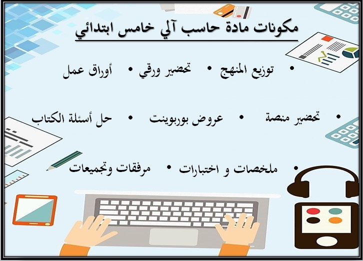 ورق عمل مادة الحاسب الآلي الصف الخامس الابتدائي الفصل الدراسي الثاني ورق عمل مادة الحاسب الآلي الصف الخامس الابتدائي الفصل الدراسي الثاني