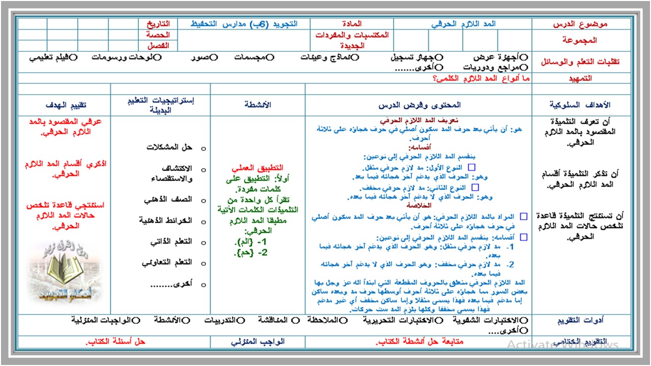 حل كتاب التجويد للصف السادس الفصل الدراسي الثاني حل كتاب التجويد للصف السادس الفصل الدراسي الثاني