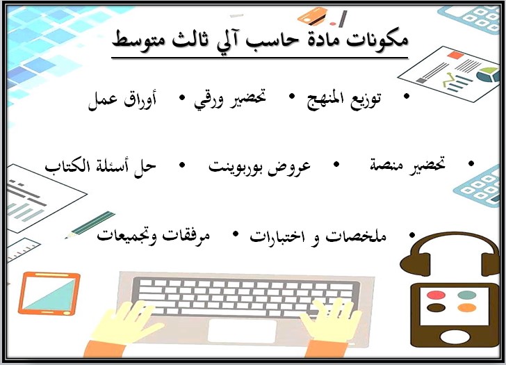 حل كتاب الحاسب ثالث متوسط ف2 حل كتاب الحاسب ثالث متوسط ف2