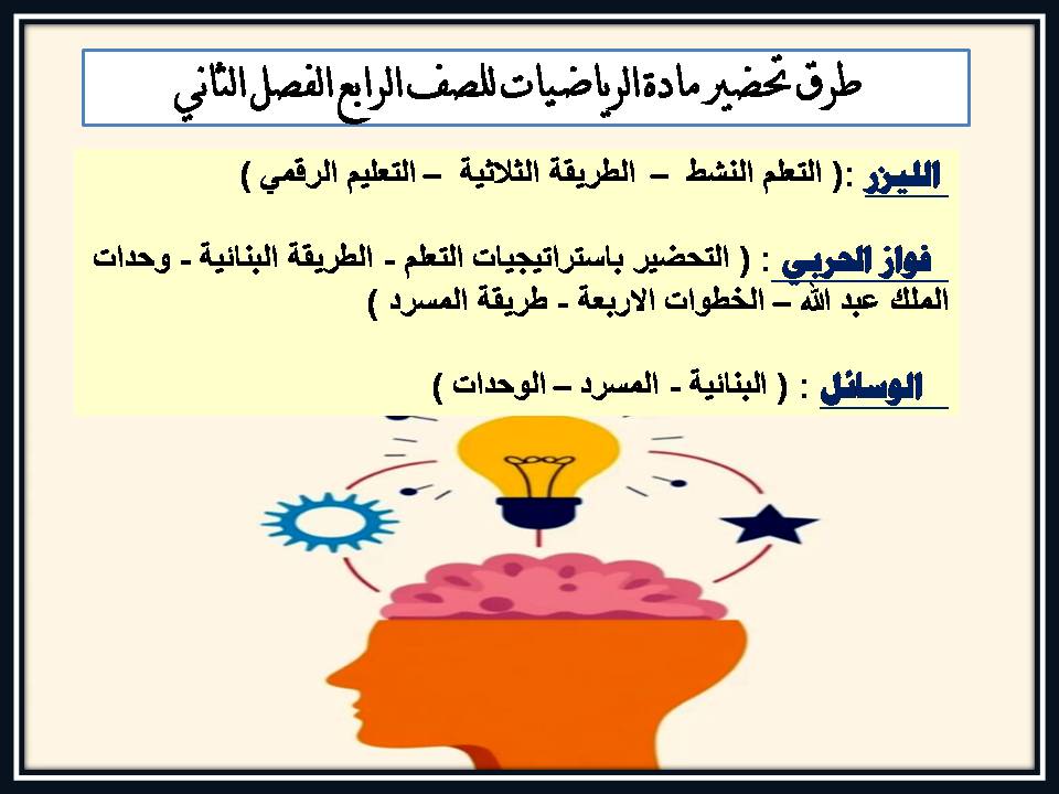 حل كتاب الرياضيات للصف الرابع الفصل الثاني حل كتاب الرياضيات للصف الرابع الفصل الثاني