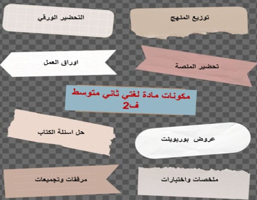 حل كتاب لغتي ثاني متوسط ف2 حل كتاب لغتي ثاني متوسط ف2