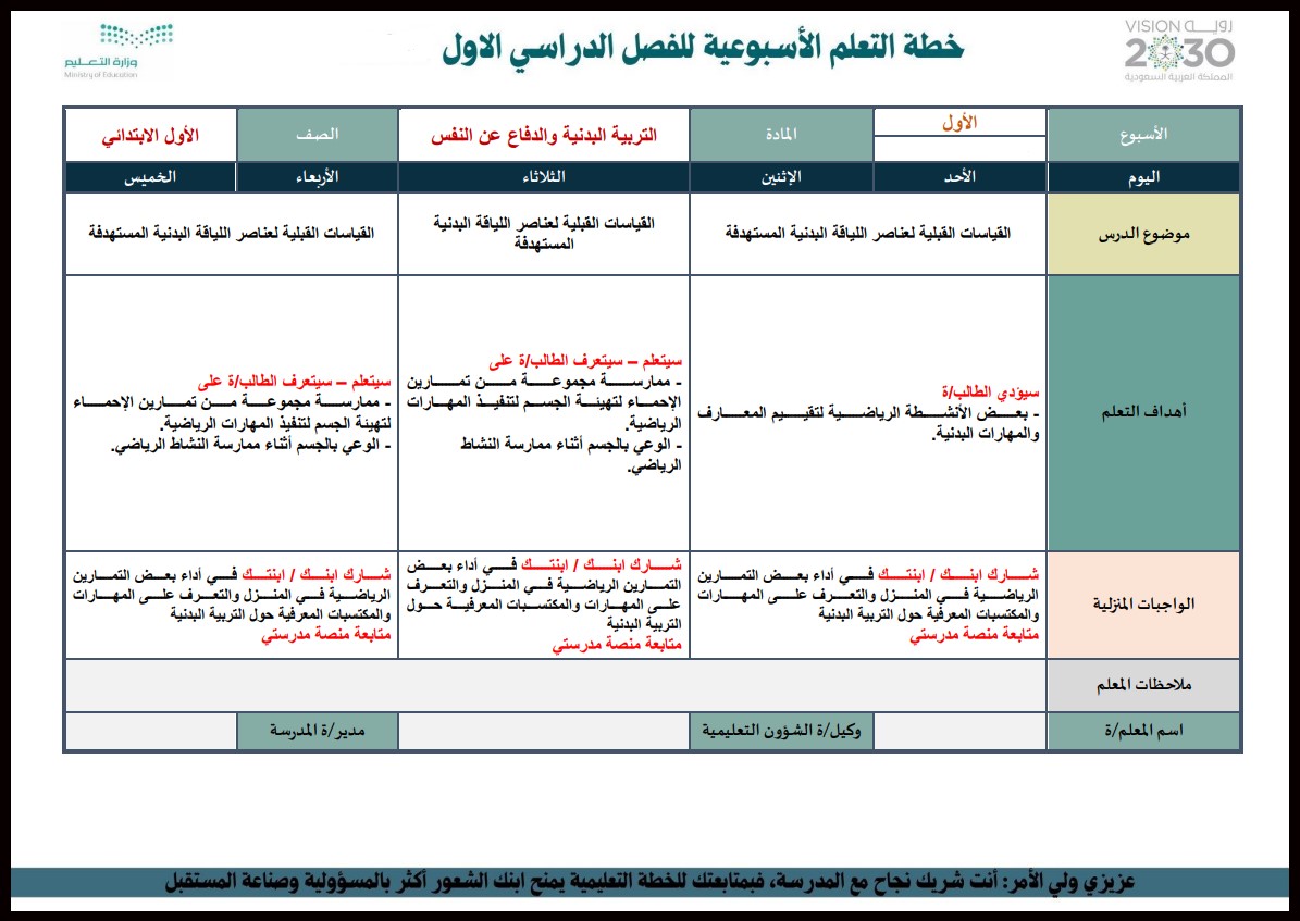 ورق عمل التربية البدنية والدفاع عن النفس الصف الاول الابتدائي الفصل الدراسي الاول ورق عمل التربية البدنية والدفاع عن النفس الصف الاول الابتدائي الفصل الدراسي الاول