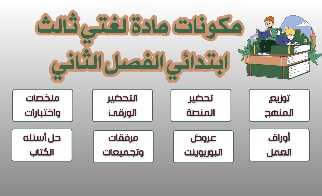 كتاب لغتي ثالث ابتدائي الفصل الثاني كتاب لغتي ثالث ابتدائي الفصل الثاني