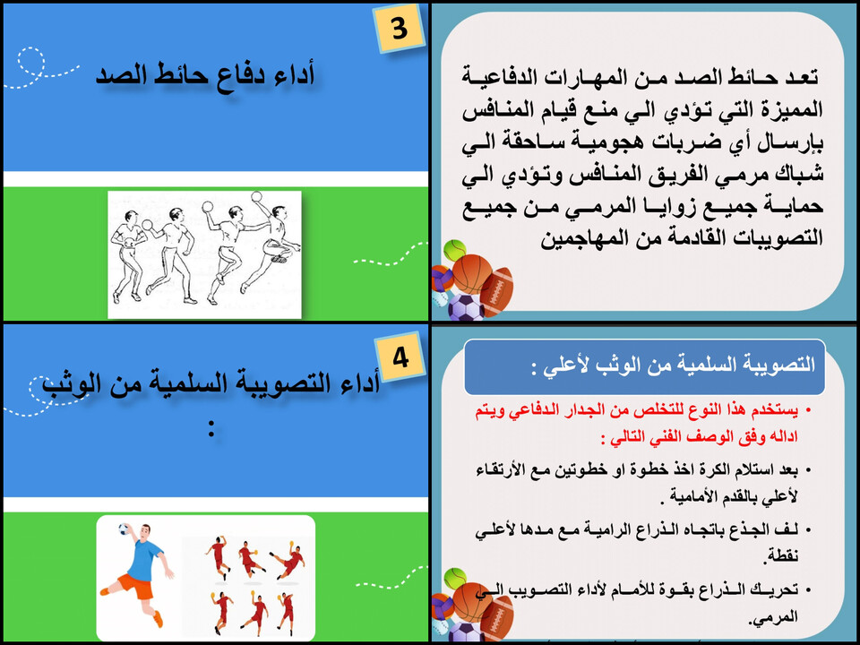 مهارات التربية البدنية والدفاع عن النفس الصف الثالث متوسط الفصل الدراسي الاول مهارات التربية البدنية والدفاع عن النفس الصف الثالث متوسط الفصل الدراسي الاول