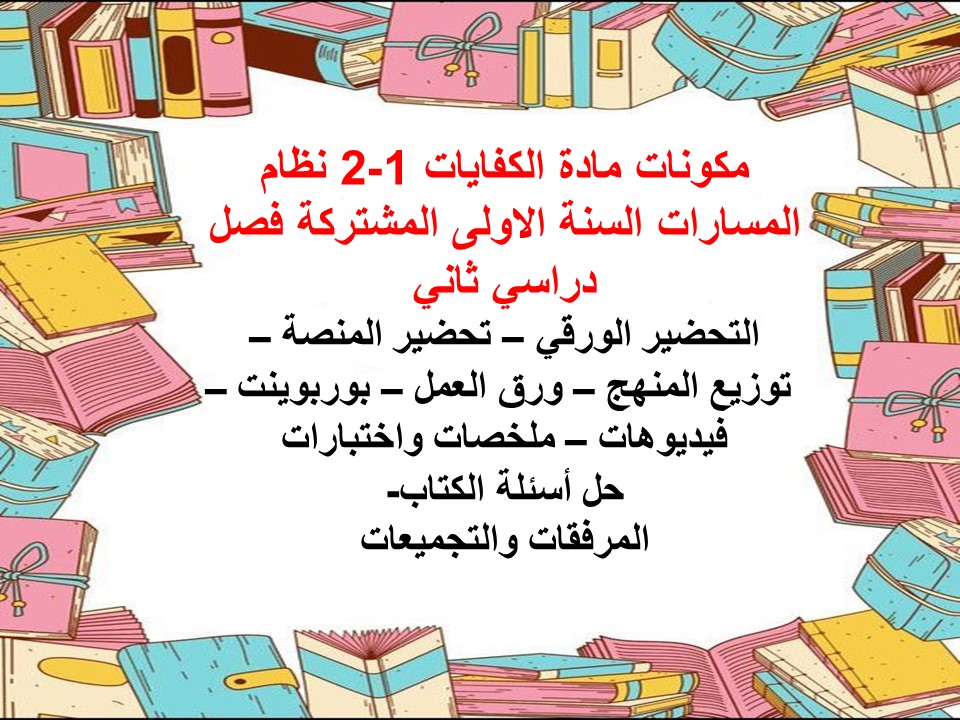 ورق عمل كفايات 1-2 نظام المسارات السنة الاولى المشتركة فصل دراسي ثاني ورق عمل كفايات 1-2 نظام المسارات السنة الاولى المشتركة فصل دراسي ثاني